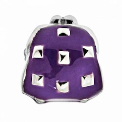Lovelinks Bead Purple Clutch, Tasche Emaille lila