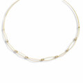 Rioliz Collier, goldplattiert/Perle