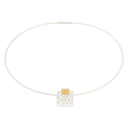 Bernd Wolf Schmuck Collier Planique, bicolor