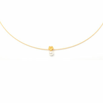 Fleuma Collier, goldplattiert