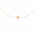 Fleuma Collier, goldplattiert