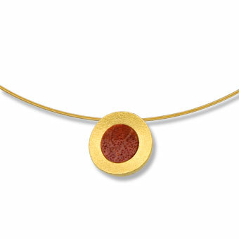 Bernd Wolf Schmuck Collier Sidi, Koralle, gold