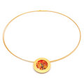 Artline Seilcollier Wosene, goldplattiert, 30mm
