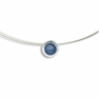 Kyanit-Collier Casena, silber