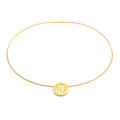 Curveline Collier, goldplattiert, S