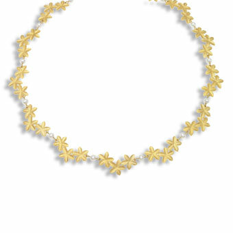 Collier Blooming, goldplattiert