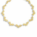 Collier Blooming, goldplattiert