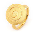 Bernd Wolf Ring Kora, goldplattiert, 18mm