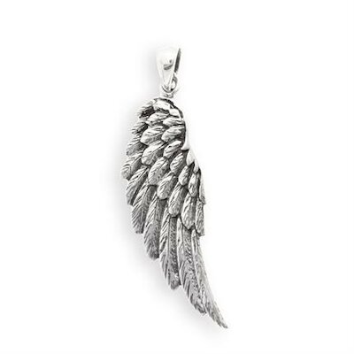 DUR Schmuck Anhänger Wing, Silber oxidiert