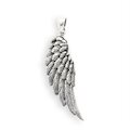 DUR Schmuck Anhänger Wing, Silber oxidiert