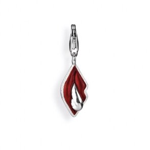 Heartbreaker Charms-Anhänger Lippen, rot