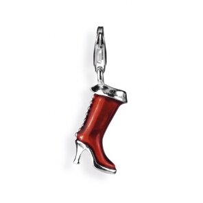 Heartbreaker Charms-Anhänger Stiefel, rot