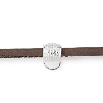 Heartbreaker Lederband, taupe, 59cm