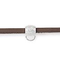 Heartbreaker Lederband, taupe, 59cm