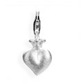 Charms Heartbreaker Herz Krone, silber