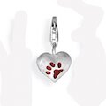 Charms Heartbreaker Herz/Pfote, rot