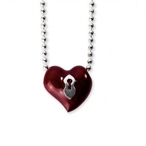 Heartbreaker Kette Herz mit Schloss, klein