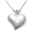 Heartbreaker Kette Herz/Krone silber, L