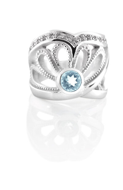 Heartbreaker Schmuck Ring butterfly, Zirkonia/Topas