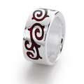 Heartbreaker Ring Marrakesh rot, schmal