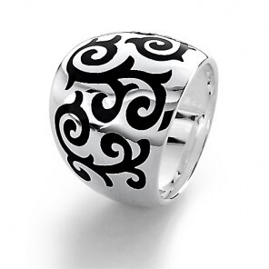 Heartbreaker Ring Marrakesh schwarz, breit