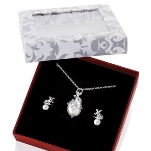 Heartbreaker Schmuck: Froggy-Set Kette/Ohrstecker