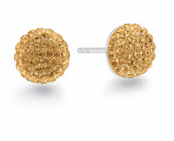 Lovelinks Schmuck Ohrstecker Kristall pavé champagner