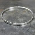 Jéh Jewels Armreif gehämmert, silber
