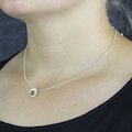 Jéh Jewels Kette rund gestapelt dreifarbig, silber/oxydiert/goldfilled, Modelansicht