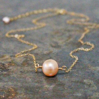Jéh Jewels Kette Perle, goldfilled, B-Ware