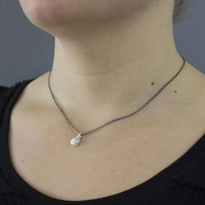 Jéh Jewels Kette mit Silberanhänger, silber/oxydiert, Modelansicht