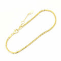 Jilu Jewelry Armband Shining Glitter, Silber vergoldet 18kt Gelbgold
