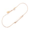 Jilu Jewelry Armband Shining Stick, Silber vergoldet 18kt Roségold