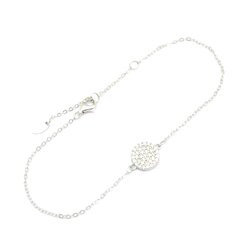 Jilu Jewelry Armband Shining Coin, Silber vergoldet 18kt Weißgold