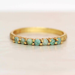 ring gold mit amazonit memoire stil muja juma &copy; muja juma