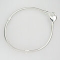 Armband mit Herzverschluß, Länge 20cm, 