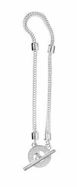 Lovelinks Armband Knebelverschluss, silber, 20cm