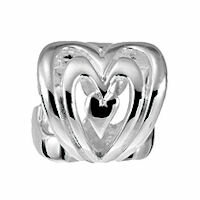 Lovelinks Bead True Love/Herz, Silber