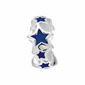 Lovelinks Bead Cool Star, Silber/Emaille, blau