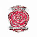 Lovelinks Bead English Rose, Rose Emaille rosa