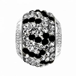 Lovelinks Bead Kristallpavé Zebra
