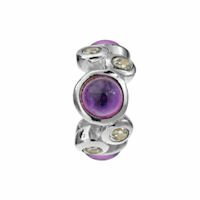 Lovelinks Bead Amethyst/Zirkonia