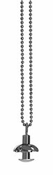 Lovelinks Collier schwarz rhodiniert, 42cm