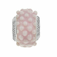 Lovelinks Muranoglas rosa Kugelmuster