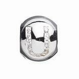 Bead U mit Zirkonia 