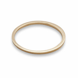 schmaler ring 585 gelbgold © manuela carl