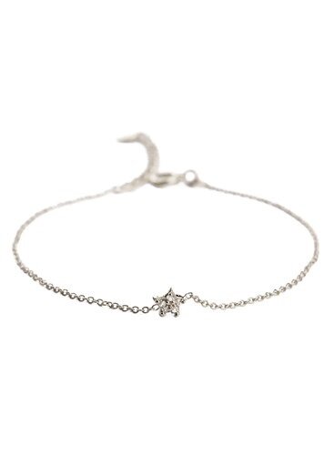 Muja Juma Armband Stern Zirkonia, silber