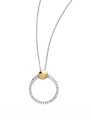 Palido Kette First Love bicolor, Diamant, 0,10ct H/si, 585/14kt Weiß-/Gelbgold