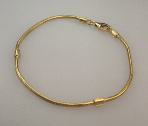 Vergoldetes Silberarmband,