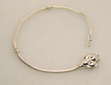 Silberarmband Blumenverschluß,
